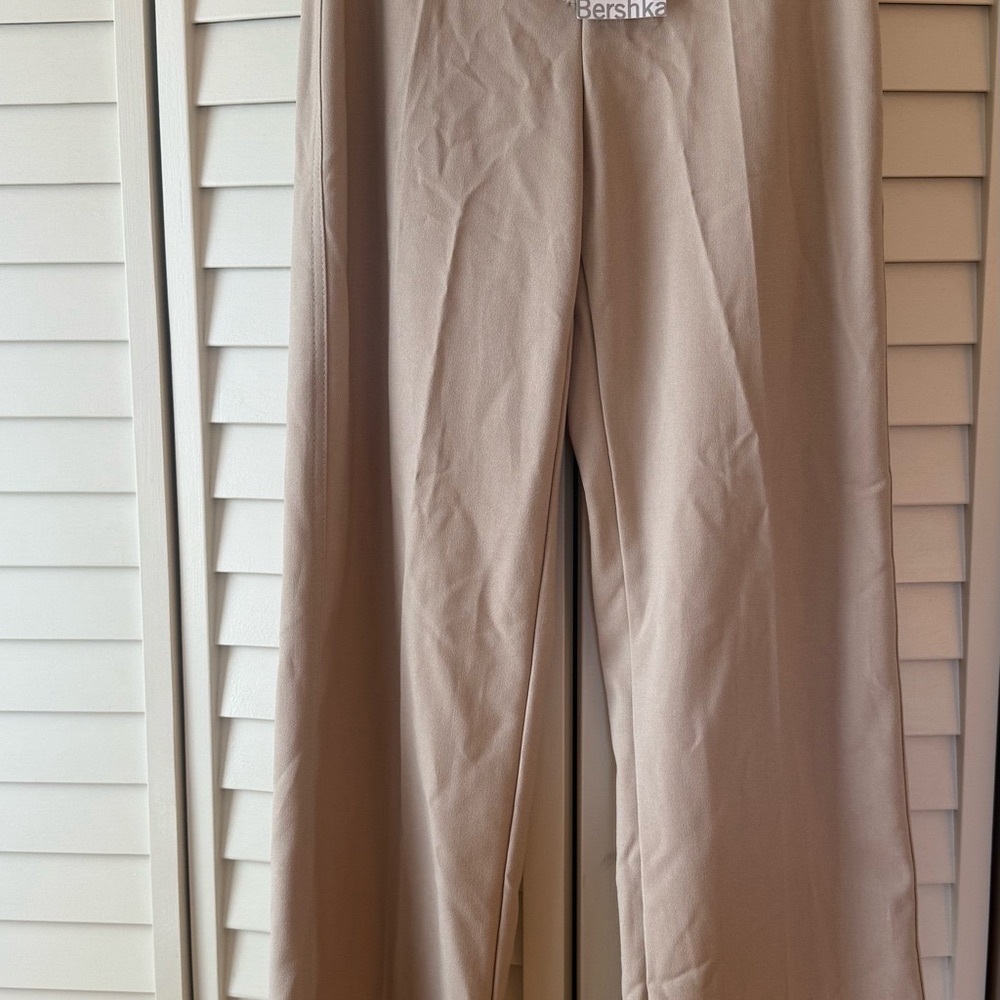Bershka Beige Trousers